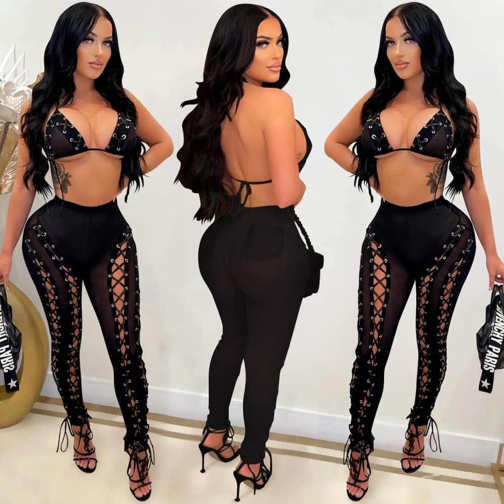 Mesh two piece set clearance